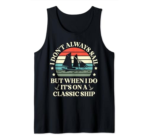 Non navigo sempre su navi classiche Barche a vela classiche. Scegli questa idea di design se ami le citazioni divertenti sulla vela e mostra i tuoi sentimenti per le navi e le barche classiche in un modo speciale.
