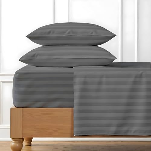 Bluemoon Homes 100% Egyptian Cotton Full Size Stripe Sheet