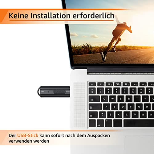 Amazon Basics 128 GB USB 3.1 Flash-Laufwerk, lesegeschwindigkeit von bis zu 130 Mbit/s, Schwarz – Bild 6