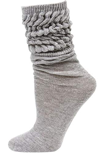 Image of The Branch Eloise Women's Cotton Slouch Socks, Woman's Knee High Boot Socks