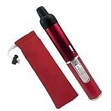 Butane Torch Lighter, FERNBE Metal All-in-One Tube Built-in Detachable Refillable Butane Torch Handheld Lighter (RED)