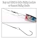Alwonder 32.8ft Fishing Wire Fishing Leader Line with 20pcs Crimps Sleeves, Nylon Coated 1x7 Stainless Steel Leader Wire Freshwater Saltwater for Pike, Billfish, Bluefish, Muskie, Wahoo 100LB