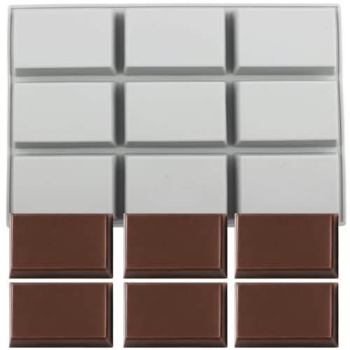 9-Cavity Rectangle Silicone Candy and Brownie Mold