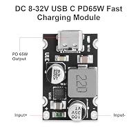 PD65W Schnelllademodul,QIQIAZI Schnelllademodul 12V-30V auf USB-C PD3.1 QC3.0 mit Typ-C Port,USB Buck Converter DC-DC Step Down Module für Telefon-Schnellladung(3 Stück) – Ansicht 3