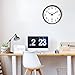 XFM Wall Clock Silent Wall Clocks Battery Operated 8 Inch Small Classic Analog Clock Modern Simple Decorative for Kitchen Office Bedroom Decor