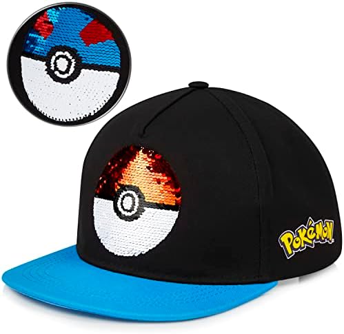 Pokemon Baseball Cap for Boys and Girls Unisex Pokeball Sun Hat B...