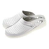 Schaft aus Velournaturleder Medibut BMKLADZPAMES47 Berufsschuhe, Weiß, 47 Größe