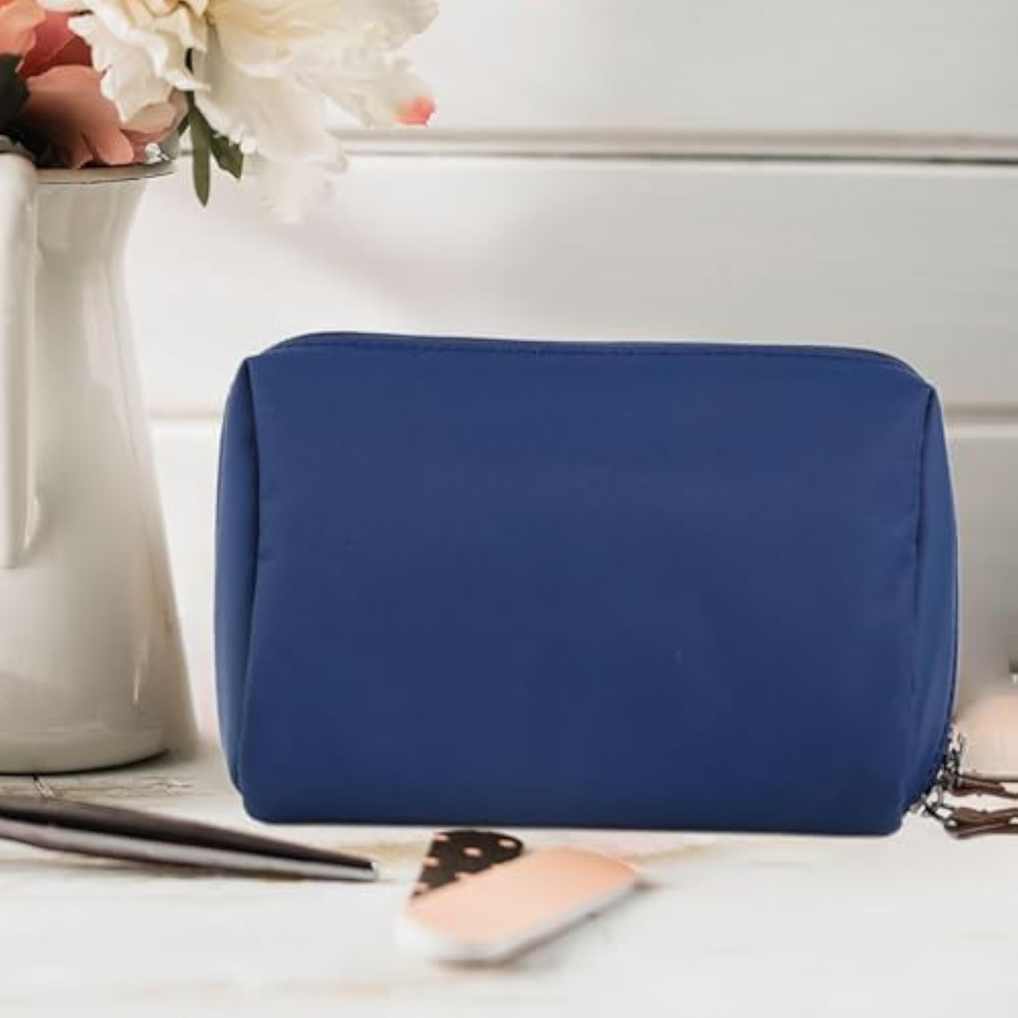 Small Makeup Bag Portable Toiletry Pouch for Bathroom