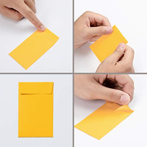 100 Pack Colorful Money Envelopes Budget Envelopes #7 Coin Envelope For Cash, Budgeting, Check, Gifts Cards(3.5×6.5 Inch) #TOP2