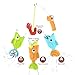 Yookidoo Toddler Baby Bath Magnetic Fishing Game Toy with Water Effects (Ages 2+) Includes 3 Moving Fish, Worm & Fishing Pole (4pc) Floating Fish Playset for Bath Time or Pool (Mold Free)