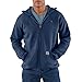 Carhartt Men's Marquette Full-Zip Sweatshirt, New Navy, Small