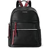 BOSTANTEN Backpack Purse for Women Genuine Leather Fashion Travel Backpack College Casual Bag Black