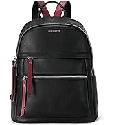 BOSTANTEN Backpack Purse for Women Genuine Leather Fashion Travel Backpack College Cusual Bag Black