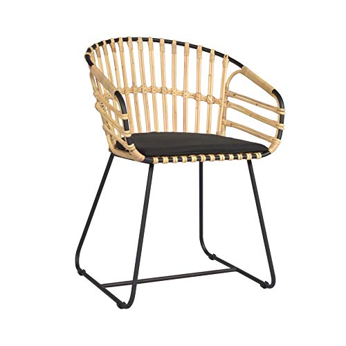 East at Main Oriana Arm Chair, Black