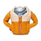 Puffin - The Puffy Beverage Jacket, Insulated Can Cooler (Honey Brown/Taco Tan)