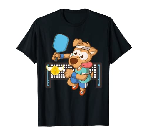CAMISA PICKLEBALL para hombre, lindo perro Pickelballer Camiseta
