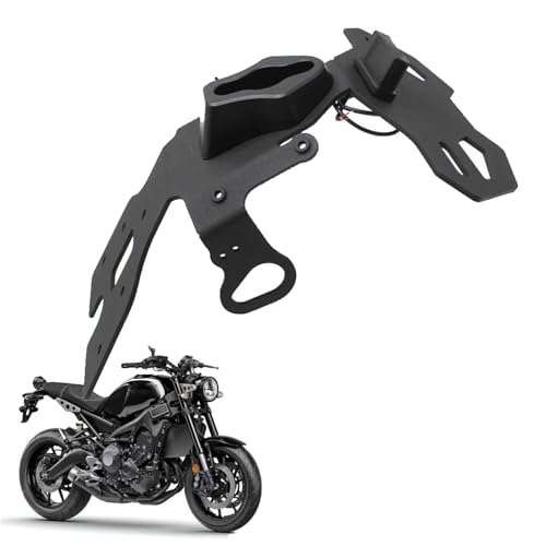 Support de plaque XSR 900 Yamaha en alu usiné pour sublimer votre moto
