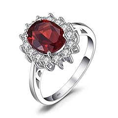 P-Sterling Silver-garnet