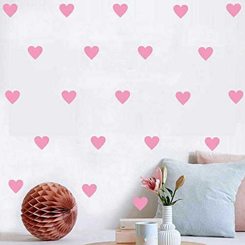 96 adhesivos de vinilo removibles en forma de corazón 2 pulgadas miniatura 6