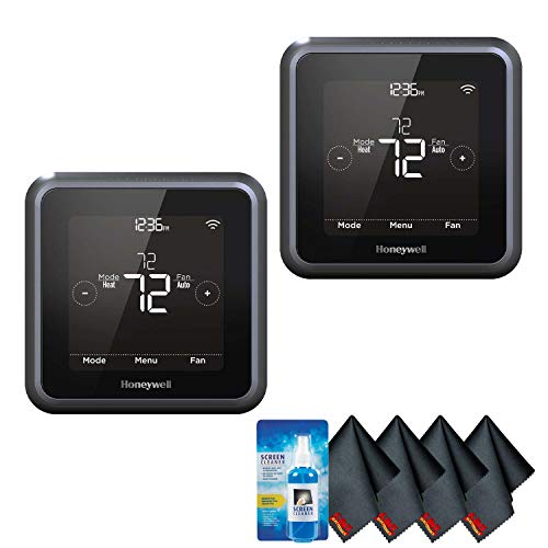 Honeywell Home T5 Wi-Fi Touchscreen Smart Thermostat (2-Pack) Accessory Kit