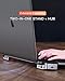 immagine 2Baseue Adattatore Hub USB C, 9 in 1 Adaptateur Tipo C HUB per MacBook PRO/Air, con 1 * Ethernet, 2 * Thunderbolt 3 Charge PD 100W, 1 * HDMI 4K, 3 * USB 3.0,1 * Jack Audio da 3,5 mm
