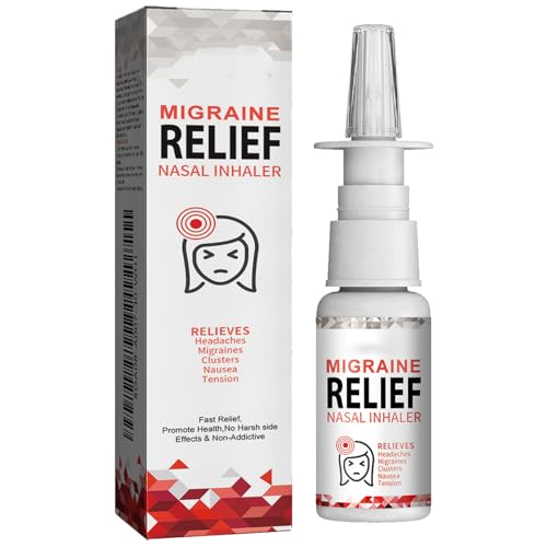 KOAHDE Migraine Relief Nasal Inhaler,Anti Anxiety Spray,Inner Calming Spray,Anxiety Relief for Adults,30ML,1PC