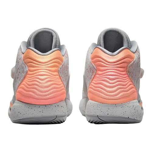 Nike KD 14 Men's Basketball Shoes Grey Fog/Sunset Pulse CW3935-003 9