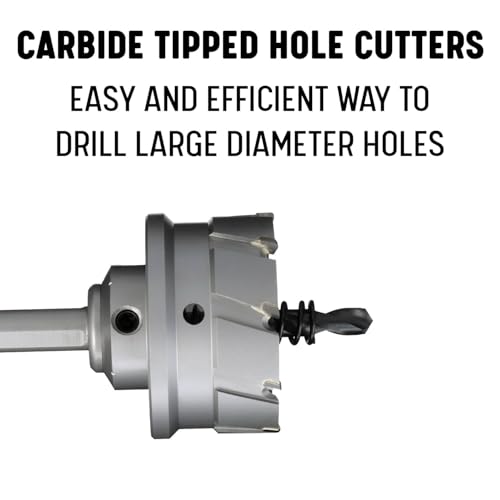 Image of Drill America 4-1 /8 inch Carbide Tipped Hole Cutter with 1 inch Depth of Cut