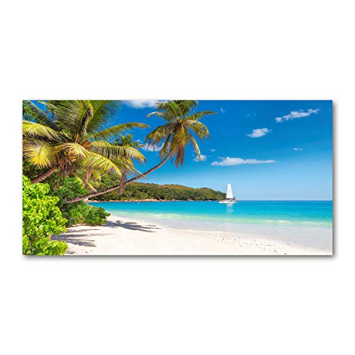 Tirages sur toile paysage de plage pour masquer un mur blanc impersonnel