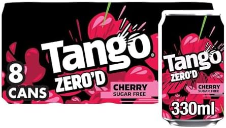 Tango Cherry Sugar Free | 330ml Can | 8 Pack