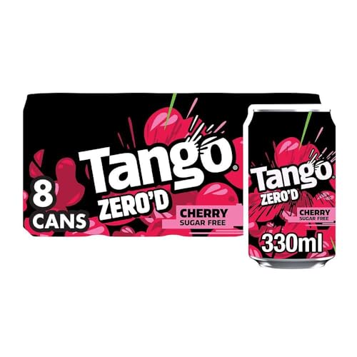 Tango Cherry Sugar Free Cans 8 X 330Ml