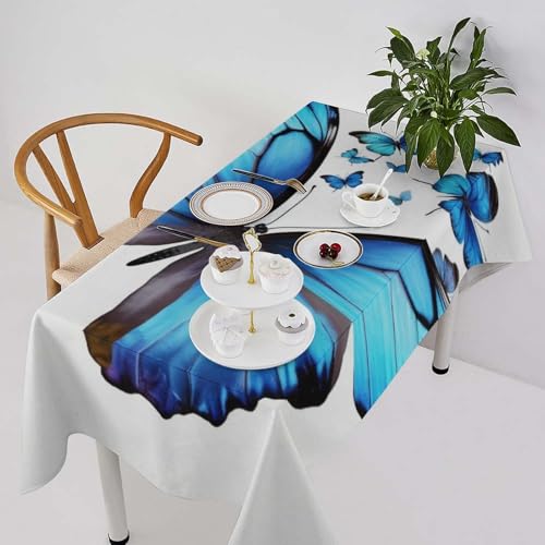 Nappe rectangulaire imperméable anti-tache nappe cuisine infroissable - 2