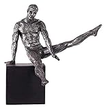 YANRUI Harz Skulpturen Sportfiguren Statuen Handwerk Figuren Turner Turner Dekoration Zubehör Home Zubehör Ornamente Geschenke Sammlungen