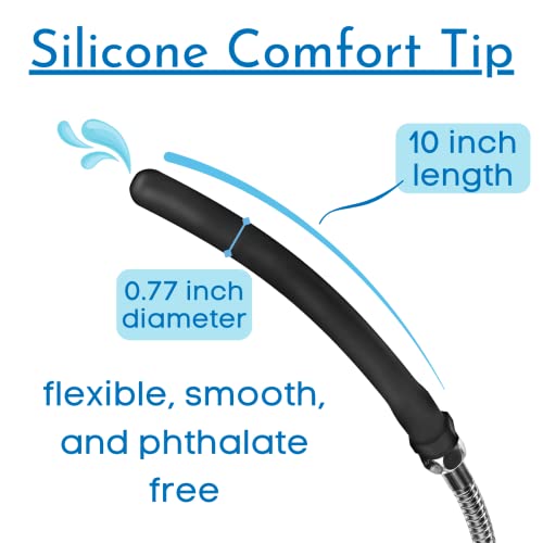 CleanStream All in One 4 Tip Shower Enema System | Shower Anal Douche Conversion Kit for Men and Women | Easy Installation Enema Kit, Various Nozzles Included - Thumbnail 3