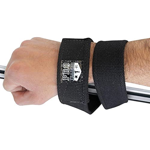 Strap 8 Fita Luva em Algodão Preto - Pro Trainer