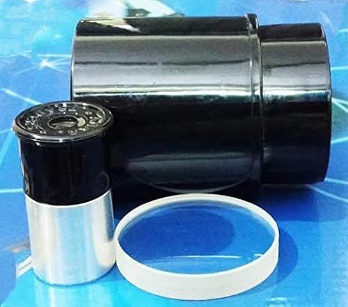 DIY Telescope Kit with 87x Zoom, 50mm Achromat Doublet Lens, 8mm Eyepiece