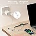 𝟐𝟎𝟐𝟓 𝐔𝐩𝐠𝐫𝐚𝐝𝐞𝐝 for Apple Watch Charger,[USB A/C Dual Port Cable][Portable Travel Essentials]Compatible With iPhone 16/15,Magnetic Wireless Charging for iWatch Series Ultra 2/SE 2/10~1,[4FT]