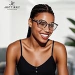 Blue Light Blocking Glasses for Women Men,Oversize Fashion Squre Anti Eyestrain Glasses for Gaming/Reading/TV - Image 3