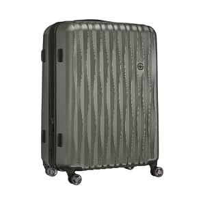 WENGER Energie L Hartschalenkoffer mit 4 Rollen, Trolley, L, 106 (120) l, Sicherheitsschloss, Damen Herren, Reisen Urlaub