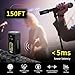 HHLPRO UHF Wireless XLR Transmitter and Receiver, 150 ft Range, Plug-on Wireless Microphone Adapter for Dynamic & Condenser Mic, Auto Channel Scanning, Compatible with Audio Mixer, PA System, F20