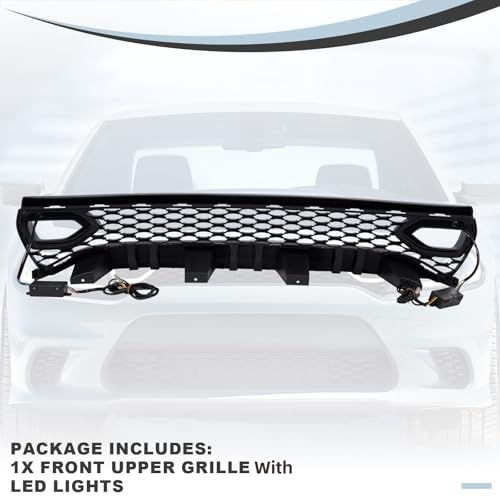 KETAI Front Bumper Grille Compatible with 2015-2023 Dodge Charger by KETAI - Used condition - Image 7