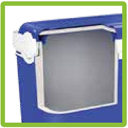Passive Kühlbox aus Kunststoff mit Polystyrol-Isolierung (10 L, Blau) – Ansicht 4
