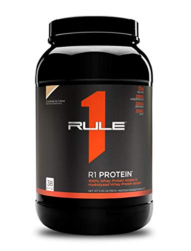 R1 Protein, 38 Servings, Cookies & Crème #TOP4
