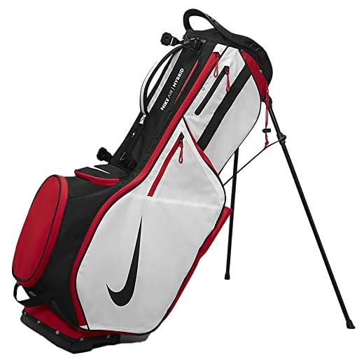 Nike Golf Air Hybrid 2 Carry Stand Bag (University Red/Black)