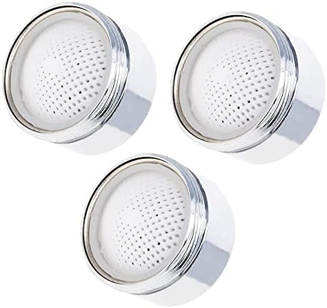 Juvielich 3PCS 28mm Faucet Aerators Faucet Flow Restrictor Replacement Parts Insert Sink Aerator for Bathroom or Kitchen