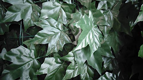 Sichtschutz Kunsthecke Ahorn - 2,80 x 1,45 m - einfach angebracht - künstliche Hecke - Kunststoffhecke - Blattnachbildung Ahorn Cover