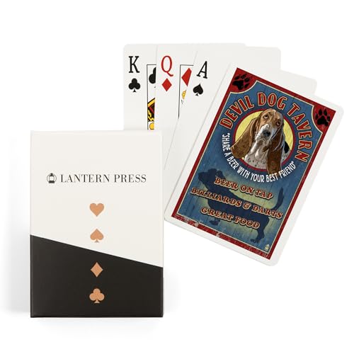 Baraja de cartas tamaño póker 52 naipes Devil Dog Tavern