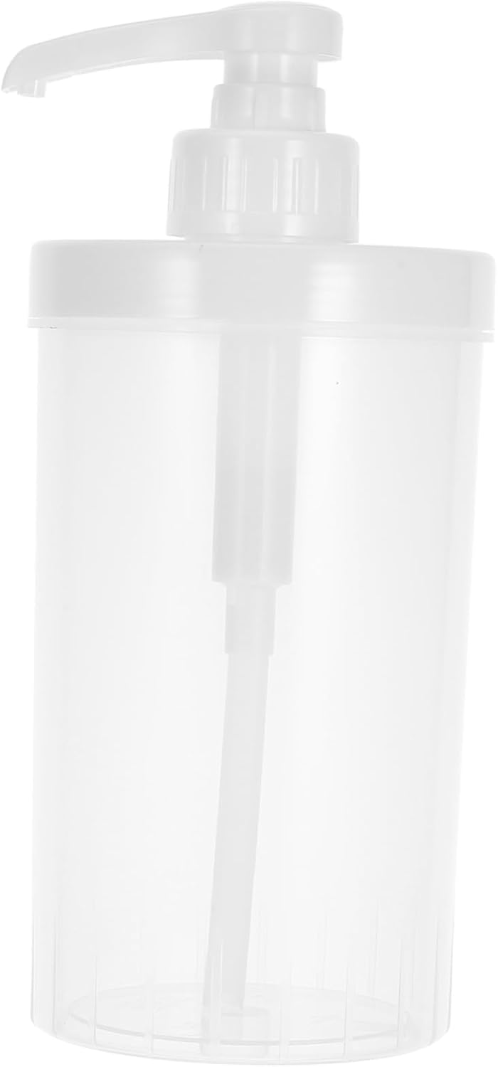 Squeeze Bottle for Syrup Portion Control Pump Dispenser Compact Plastic Design for Precise Dispensing Home and Cafe Use