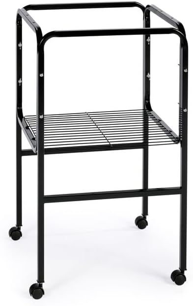 Maykoosh Bird Cage Stand - Unique African Design, Sturdy Metal Frame, Decorative Platform for Bird Cages