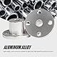 2 Stück 16 mm starre Flanschwellenkupplung, Flanschkupplung aus Aluminiumlegierung, Motorführungswellenkupplungsanschluss für Motorzubehör, RC-Modell, DIY-Teile